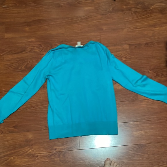 Loft button up crewneck sweater. Size S - Picture 4 of 5